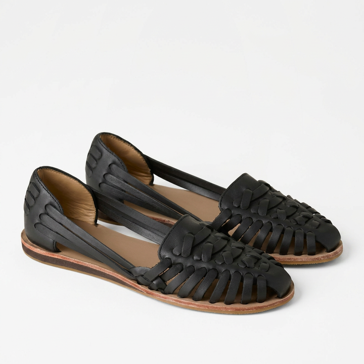 Sandalias Tejidas - Negro - Par