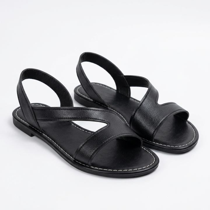 Sandalias Slingback - Negro - Par