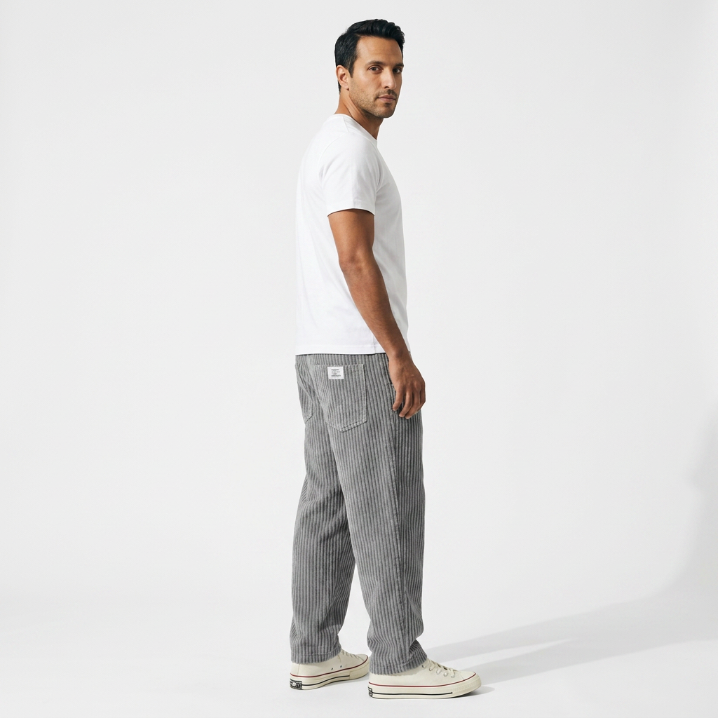 Pantalon Pana - Gris - CorpoTodo