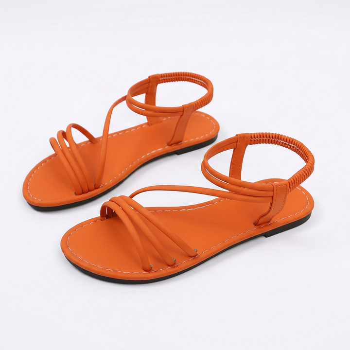 Sandalias Ligeras Playa - Naranja - Par