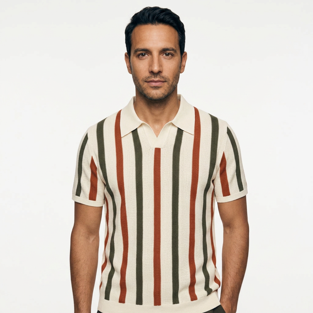 Polo Punto Trenzado Vintage - Frente