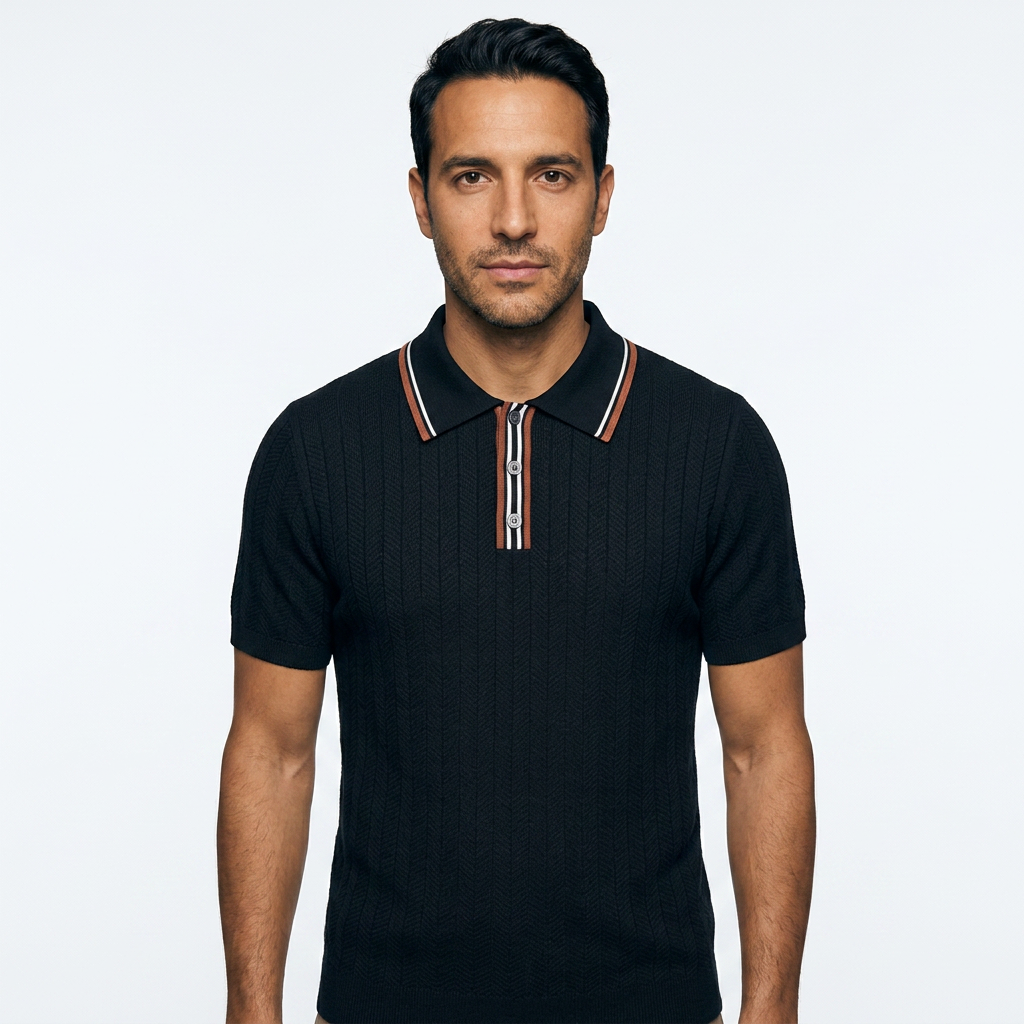 Polo Vintage - Negro - Frente