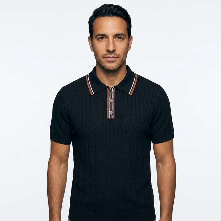Polo Vintage - Negro - Frente