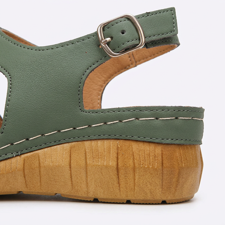 Sandalias Cuna Ligeras - VerdeMilitar - Pormenor