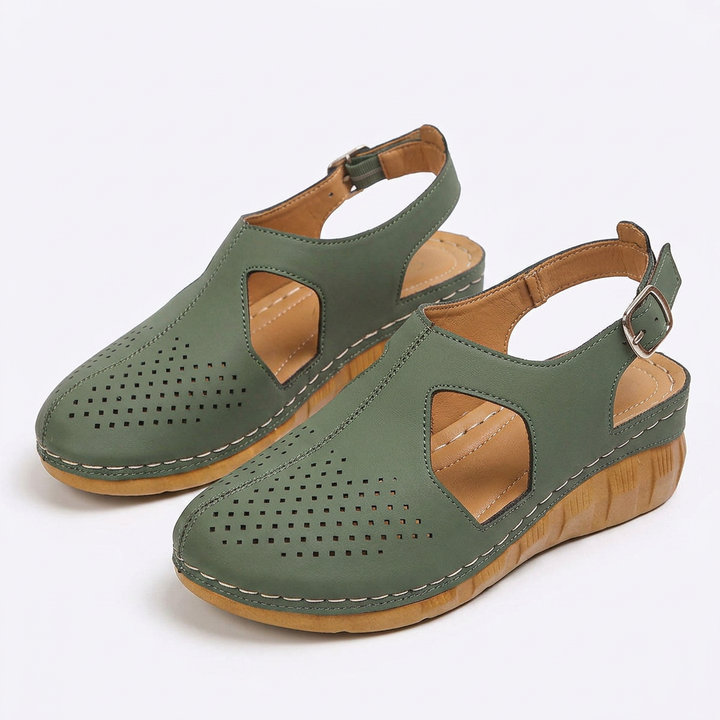 Sandalias Cuna Ligeras - VerdeMilitar - Par