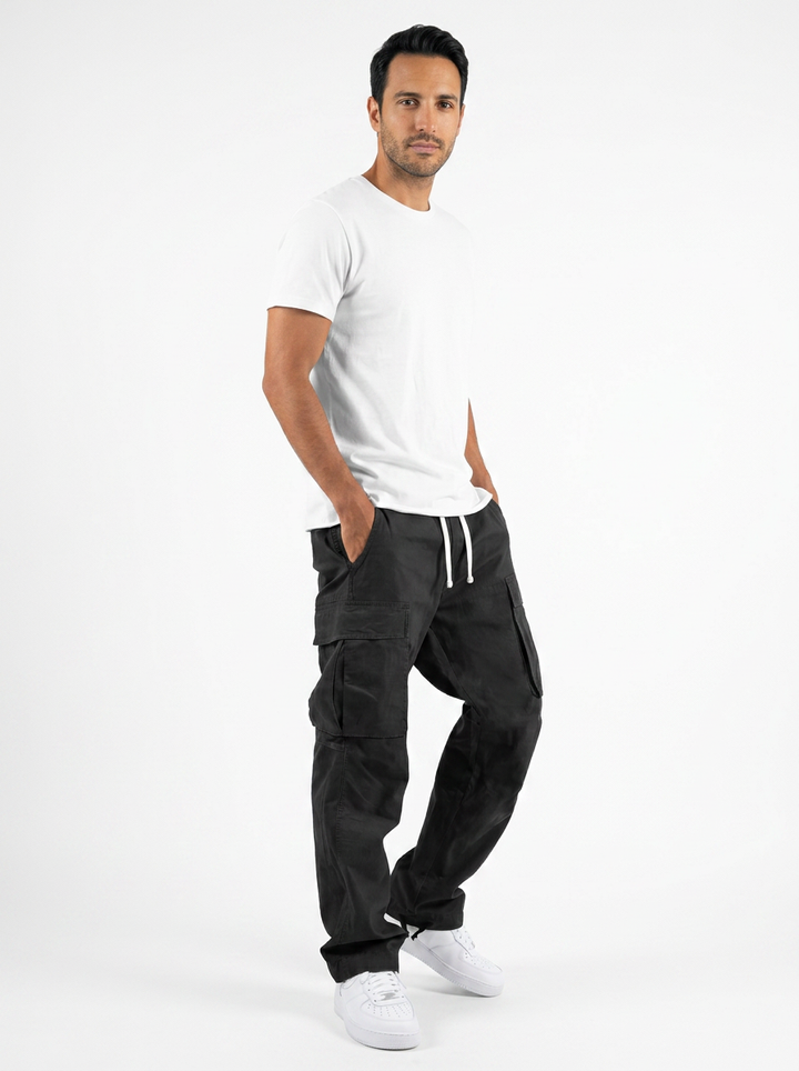 Pantalon Cargo - Negro - CorpoTodo