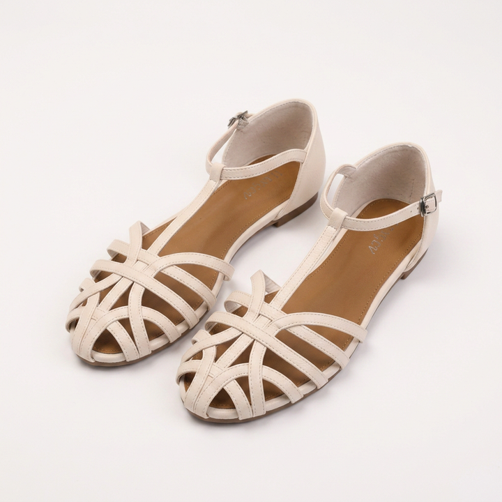 Sandalias Romanas - BlancoCrema - Par