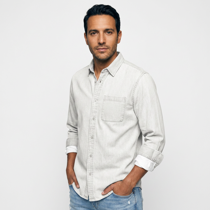 Camisa Vintage - Blanco - Lado