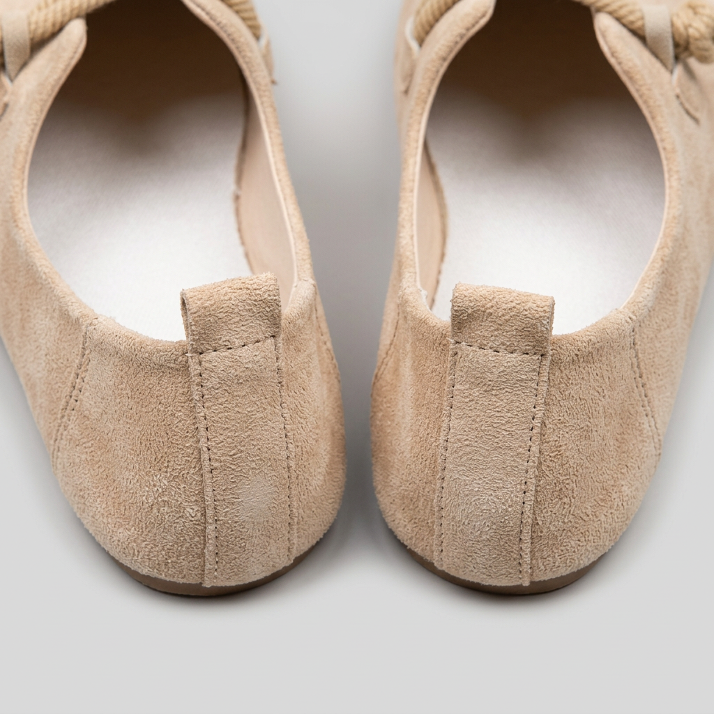 Mocasines Cordones - Beige - Pormenor