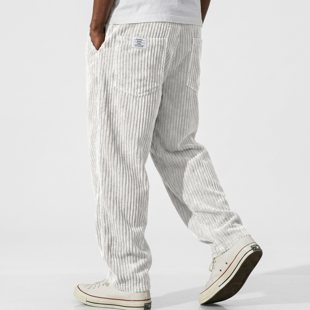 Pantalon Pana - Blanco - ApenasCalcas