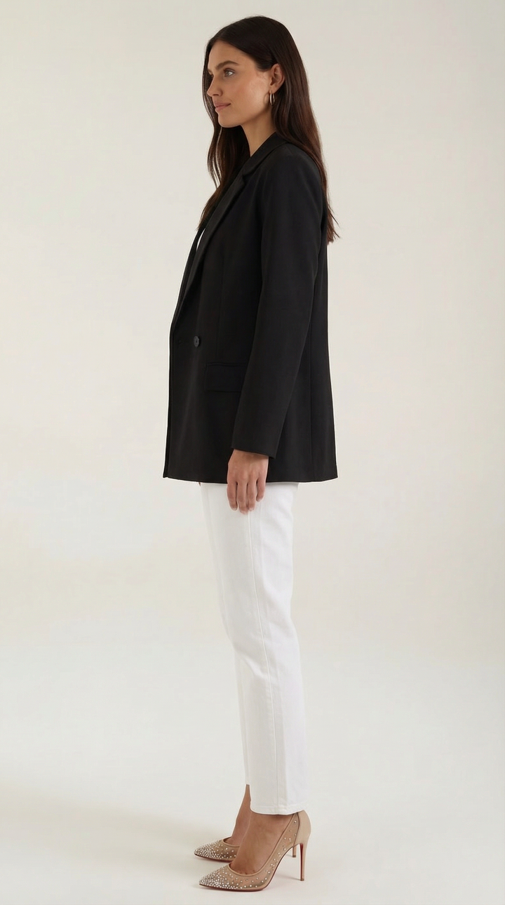 Blazer longline de sastrería