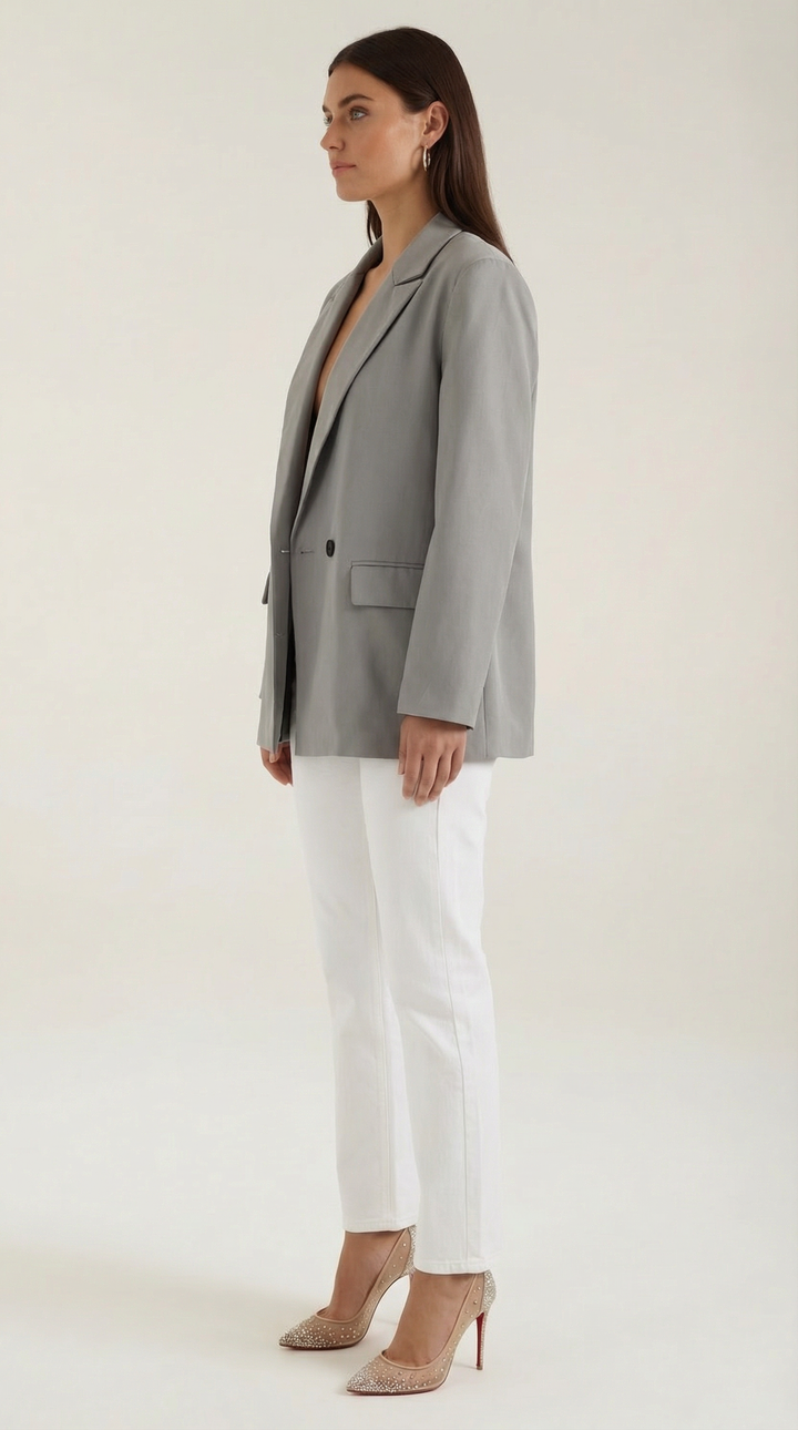 Blazer longline de sastrería
