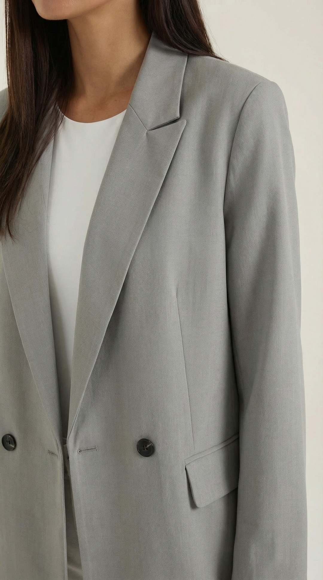 Blazer longline de sastrería