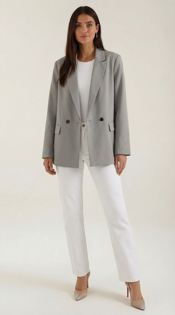 Blazer longline de sastrería
