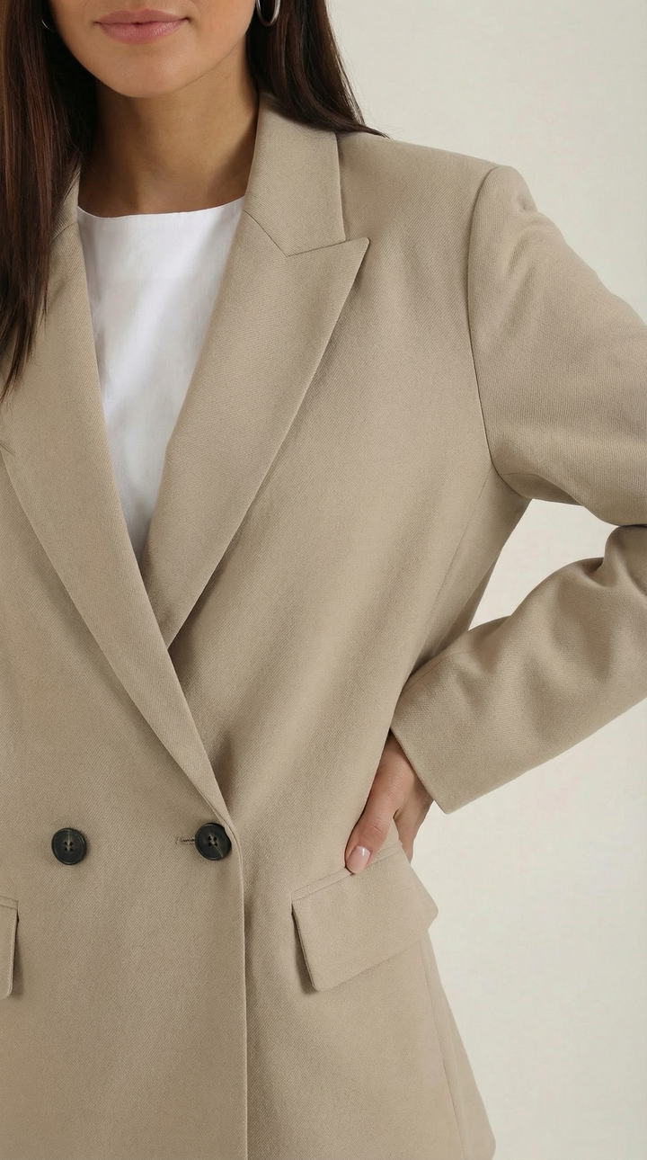 Blazer longline de sastrería