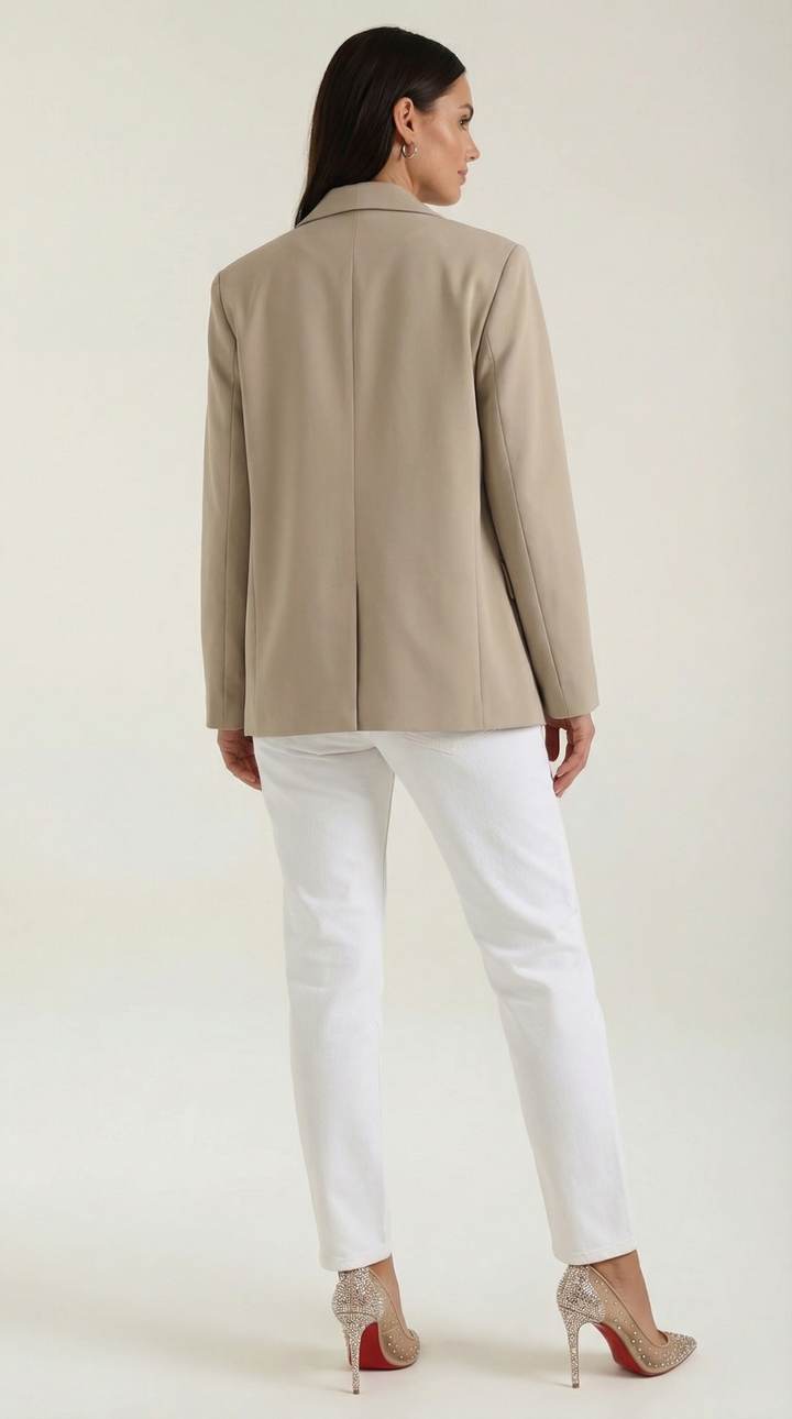 Blazer longline de sastrería