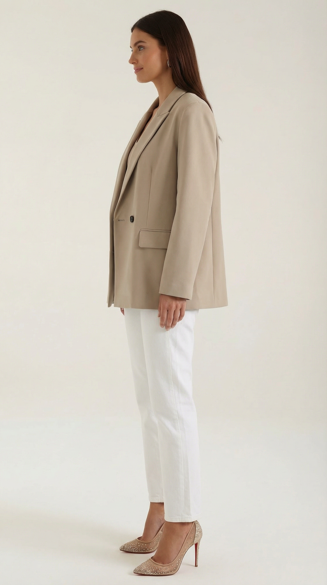 Blazer longline de sastrería