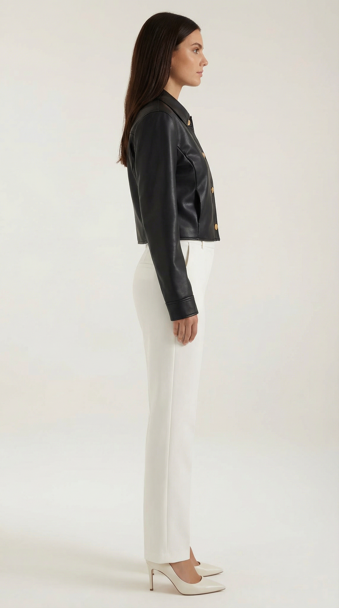 Chaqueta Corta de Ecopiel