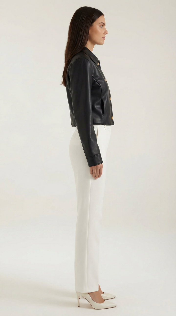 Chaqueta Corta de Ecopiel
