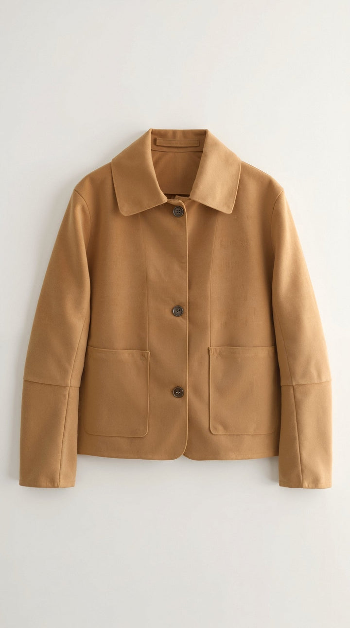 Chaqueta Cropped Ligera De Mujer