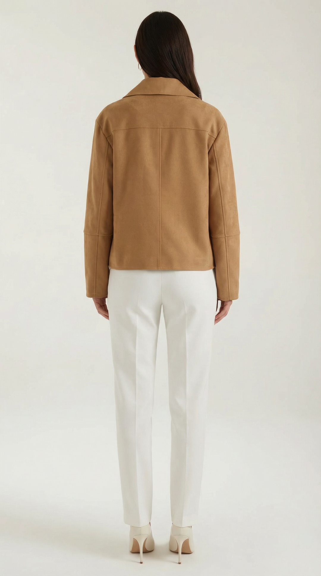 Chaqueta Cropped Ligera De Mujer