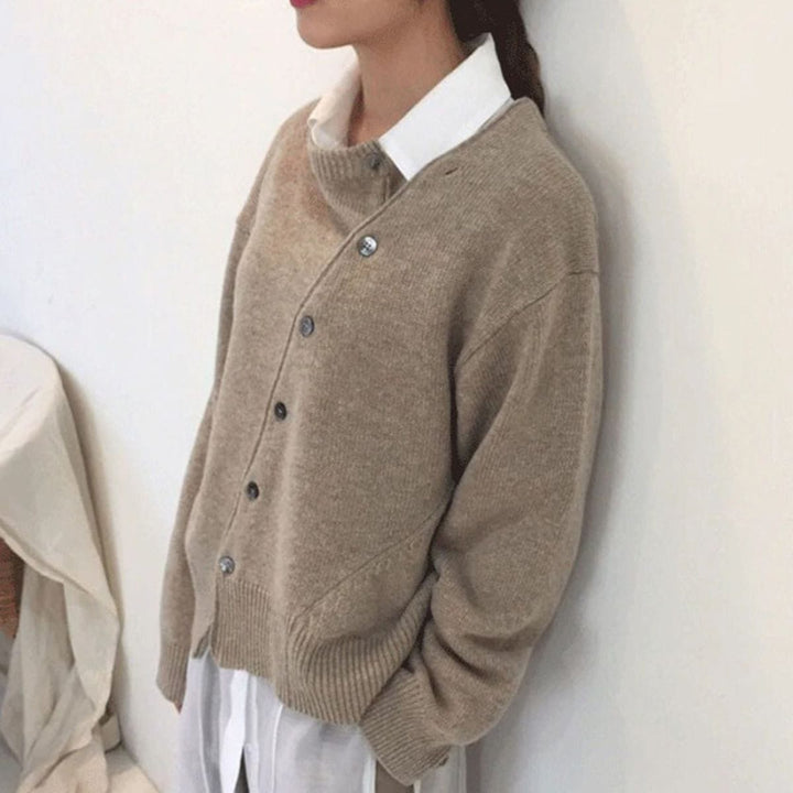 Cárdigan de cashmere con botones