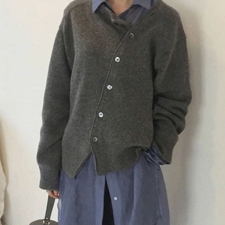 Cárdigan de cashmere con botones