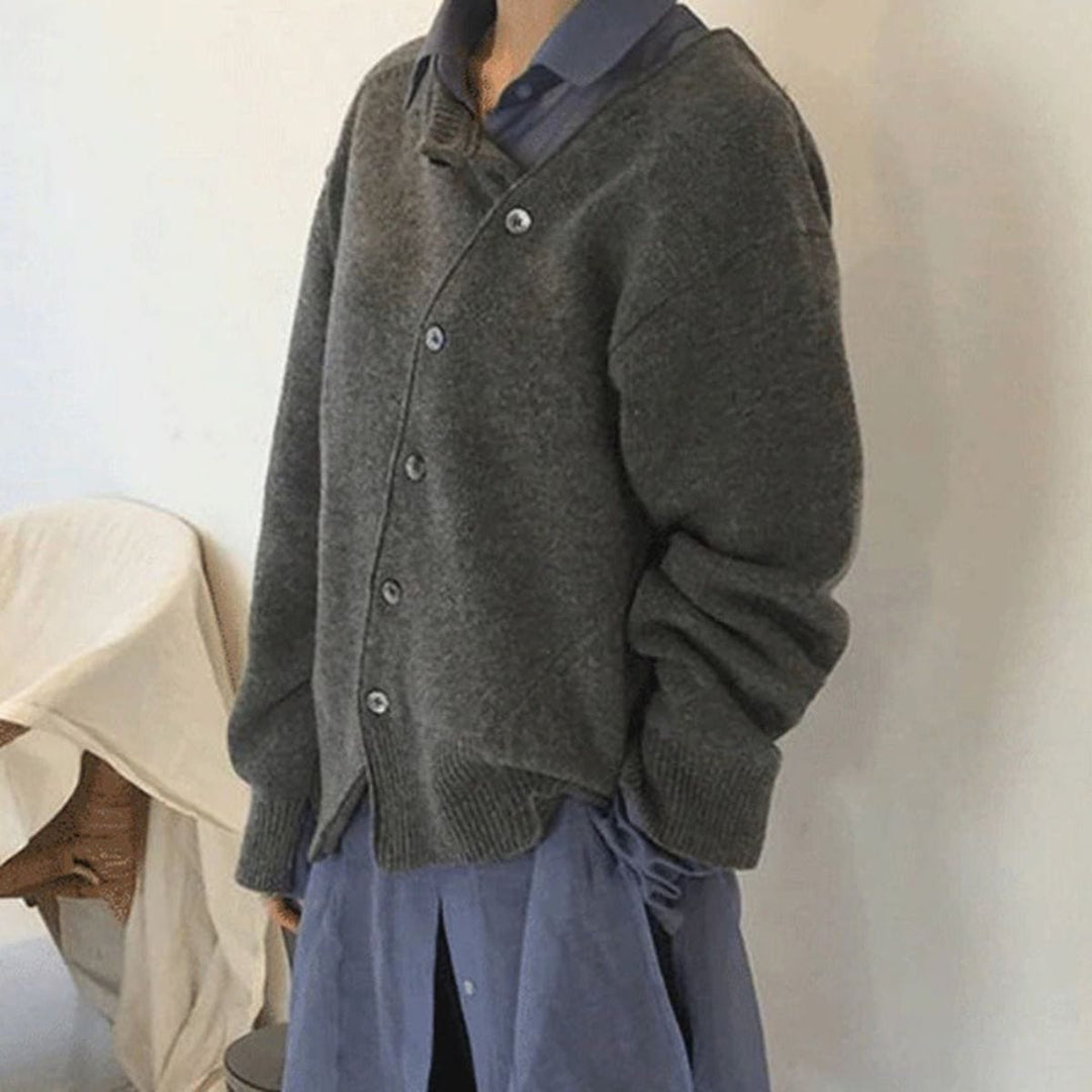 Cárdigan de cashmere con botones