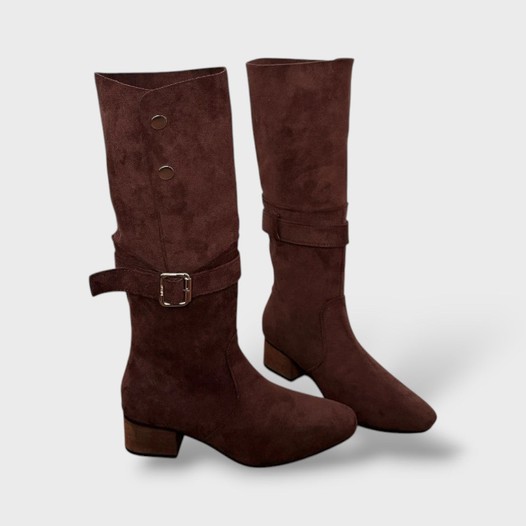 Botas Western Mujer Plegadas
