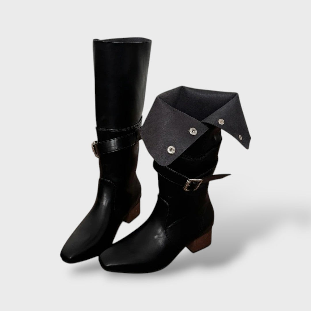 Botas Western Mujer Plegadas