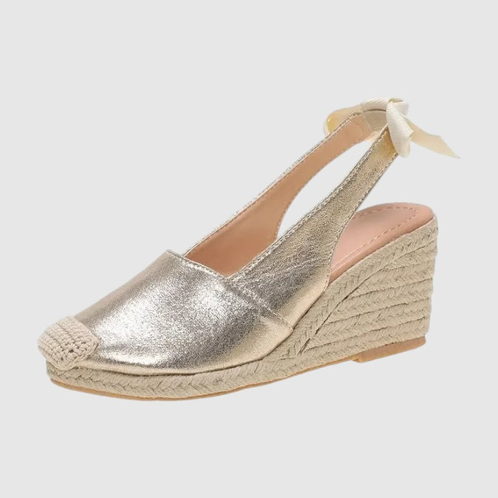 Sandalias de Cuña Punta Cerrada