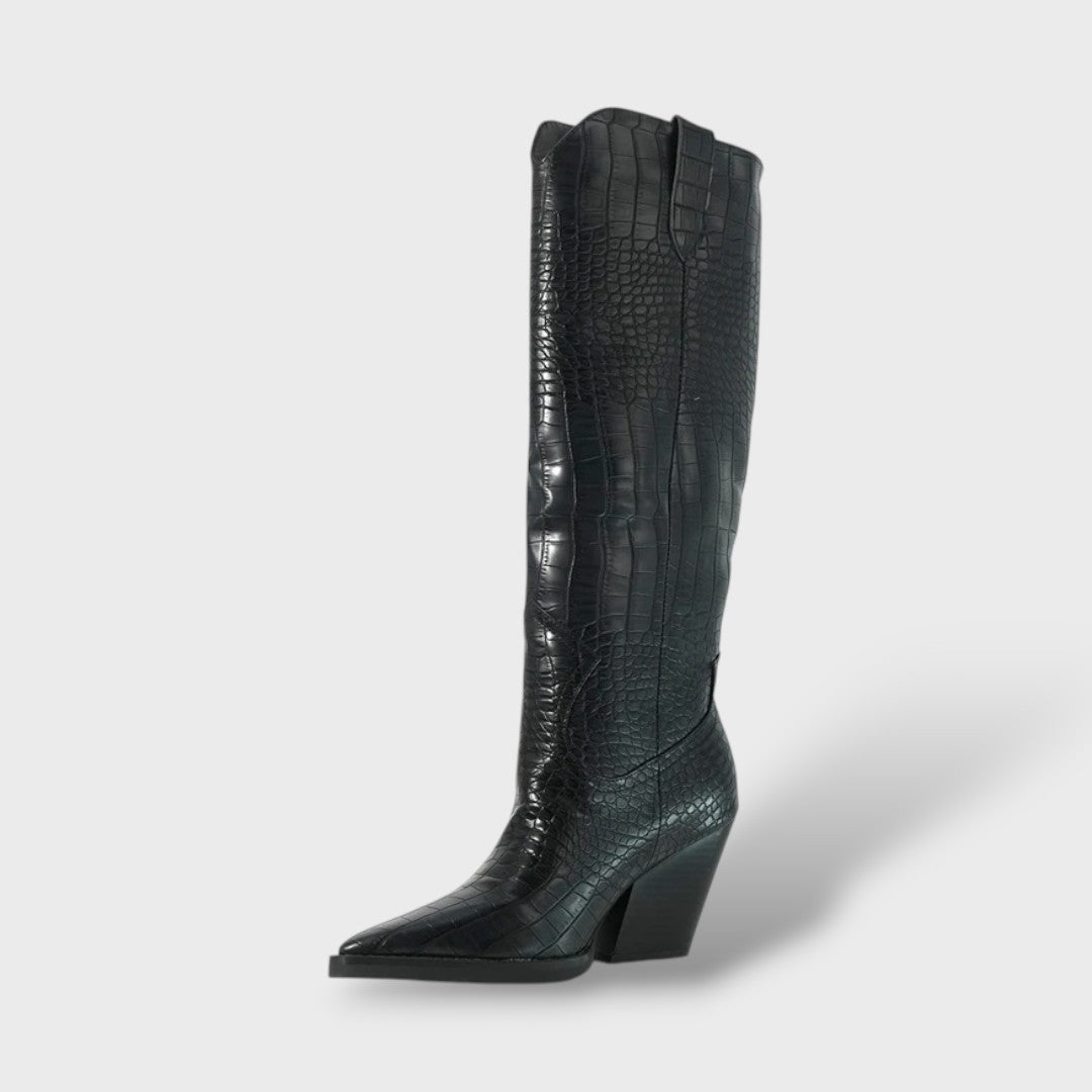 Botas Altas Mujer Tacón Grueso