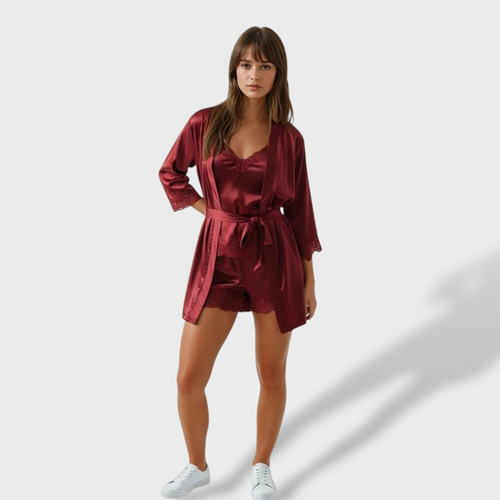 Valeria™ | Conjunto pijama 5 piezas